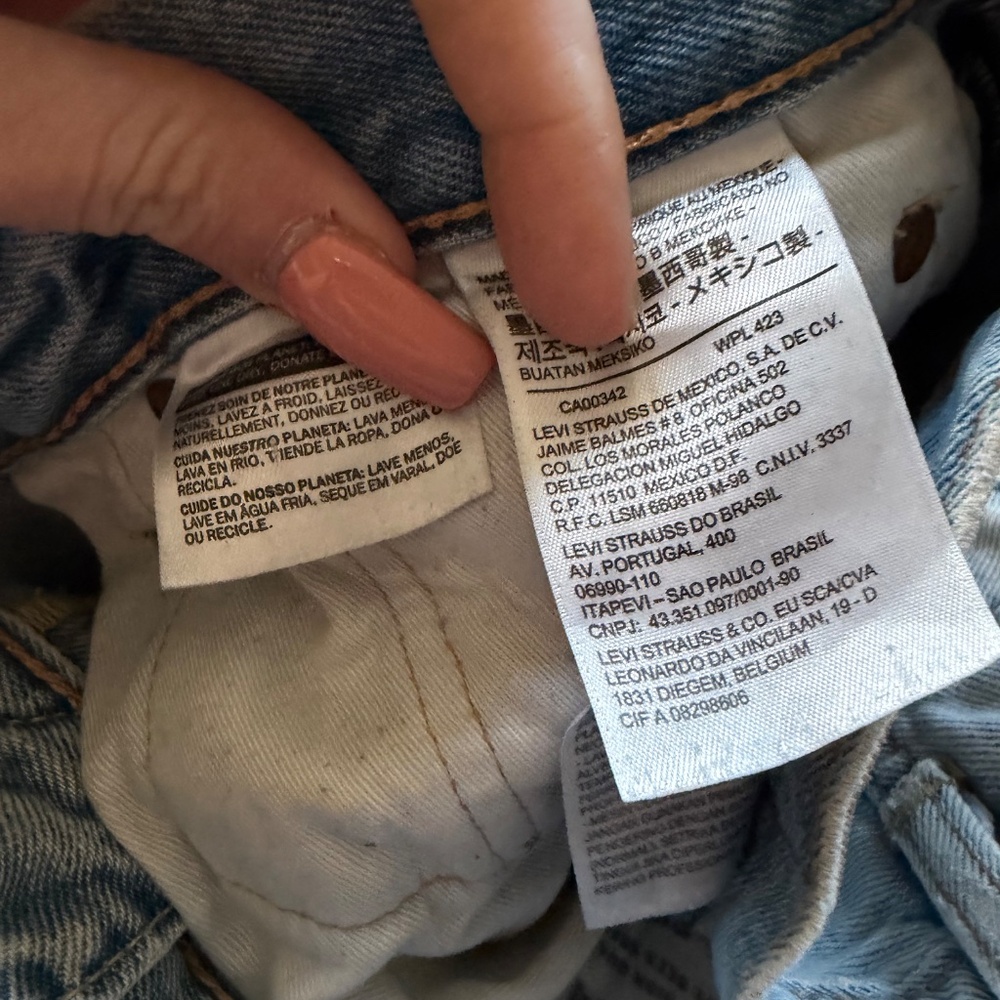 Timeless Levi's distressed Levi's Classic light Blue casual, comfy, baggy Straig - Picture 6 of 7